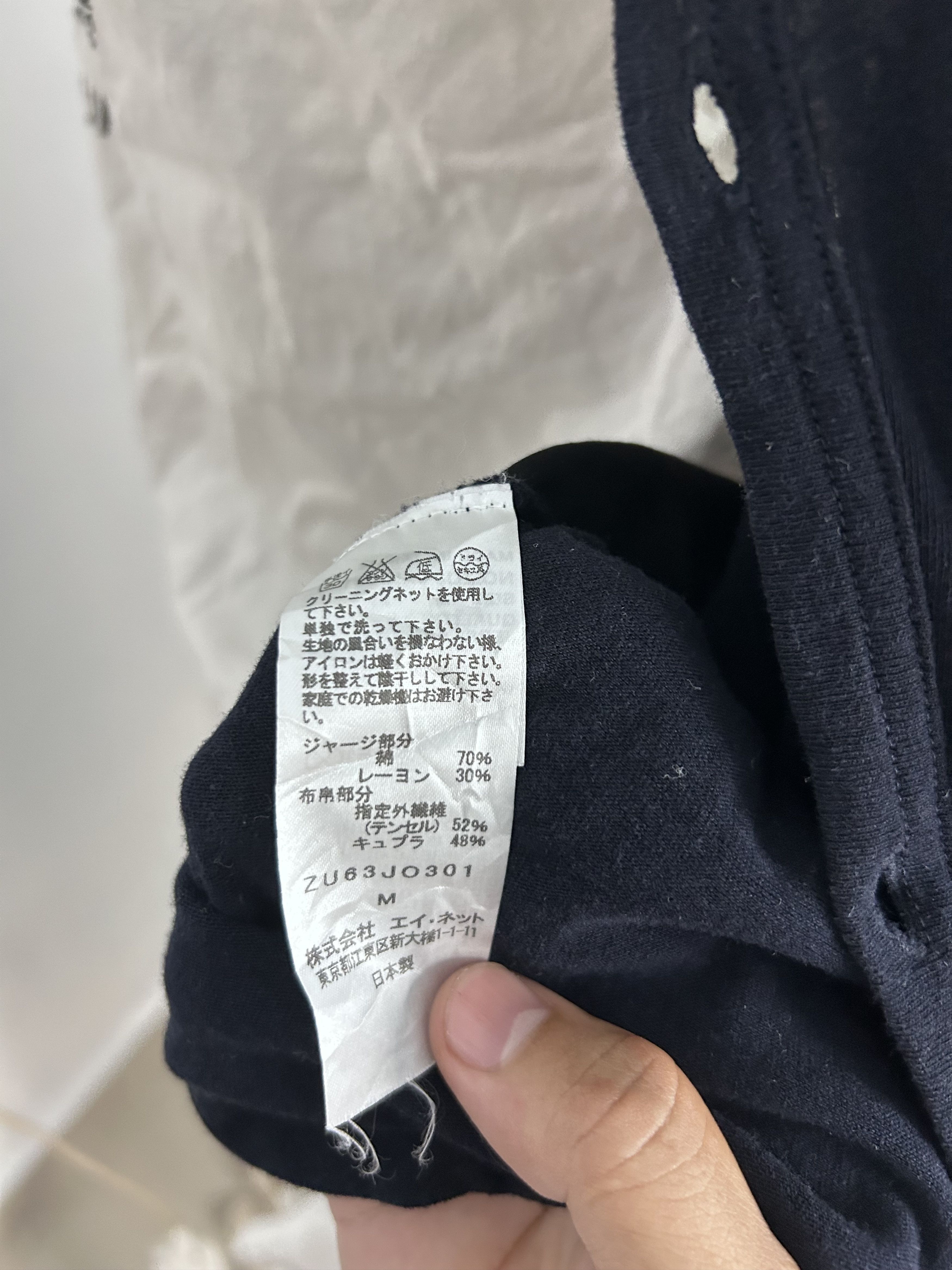 Zucca Vintage Zucca by Issey Miyake Navy Button-Up Cardigan Size M / US 6-8 / IT 42-44 - 7 Thumbnail