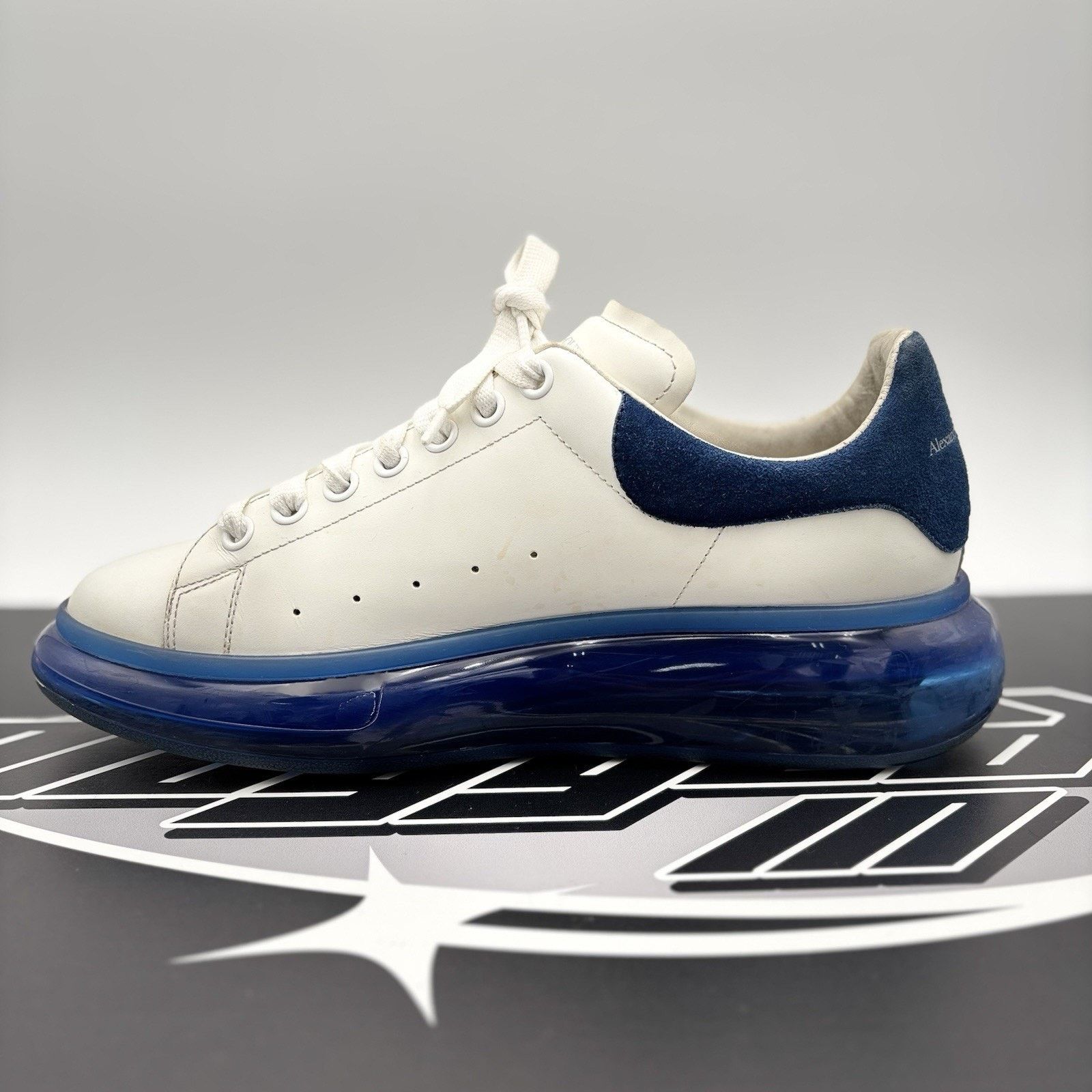 Alexander McQueen Alexander McQueen ' White, Blue Bottoms ' | GOOD CONDITION! Size US 10 / EU 43 - 4 Thumbnail