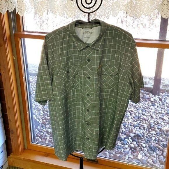 Orvis Orvis Classic Collection Logo Grey & White Short Sleeve Butt Size US XL / EU 56 / 4 - 1 Thumbnail