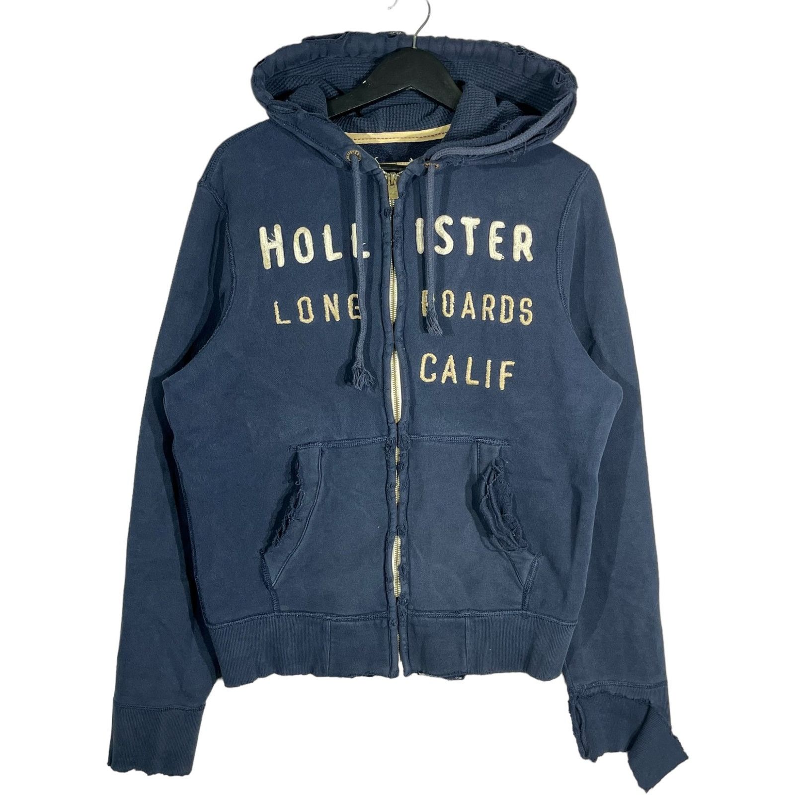 Hollister Hollister Spellout Full Zip Hoodie Size US L / EU 52-54 / 3 - 1 Thumbnail