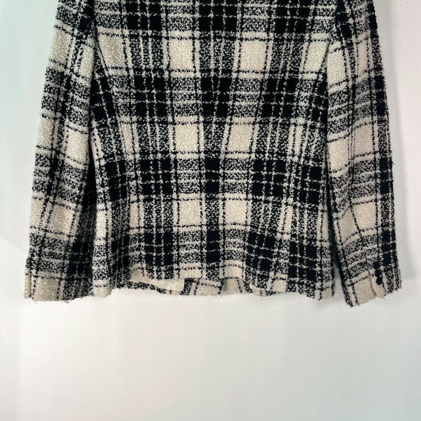 Liz Claiborne VTG Liz Claiborne Collection Womens Black Wool Blend Button Front Jacket Size 12 Size XL / US 12-14 / IT 48-50 - 5 Thumbnail