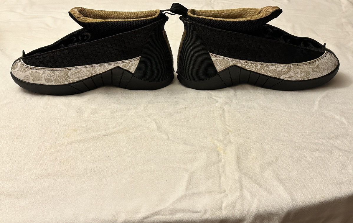 Jordan Brand Air Jordan 15 Laser Black Sz 10 Size US 10 / EU 43 - 6 Thumbnail