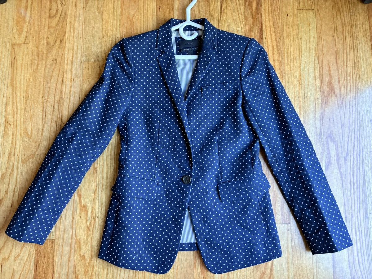 J.Crew J crew Regent Polkadot Blazer Line Size XXS / US 00 / IT 34 - 1 Thumbnail