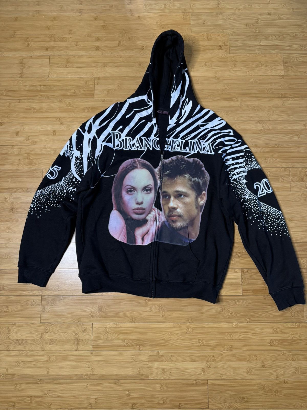 Praying PRAYING CAMO BRANGELINA ZIPUP HOODIE | Grailed