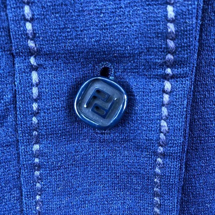 Vintage Vtg 90’ MISS PIATTELLI ROMA Blue Indigo Natural Dye Jacket Size M / US 6-8 / IT 42-44 - 5 Thumbnail