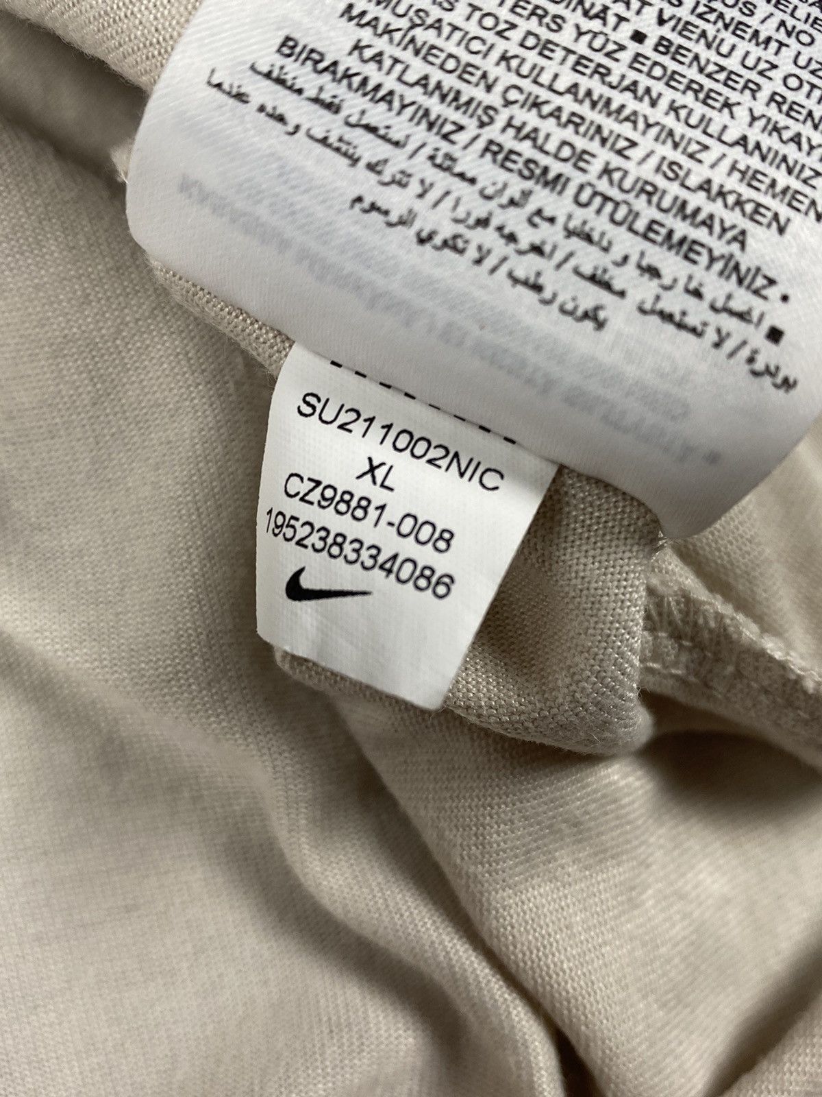 Designer × Nike Nike X Kelly Anna Designer Swoosh Big Logo Tee T Shirt Size US XL / EU 56 / 4 - 16 Thumbnail