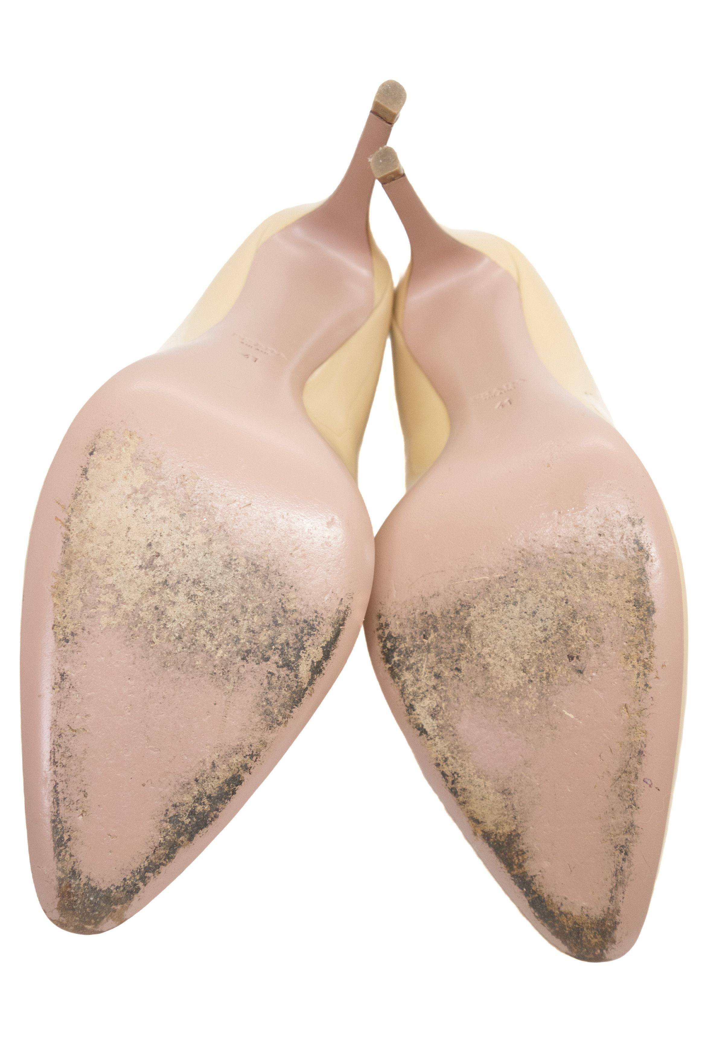 Prada 00s Patent Leather Pointed-Toe Pumps Size US 11 / IT 41 - 7 Thumbnail
