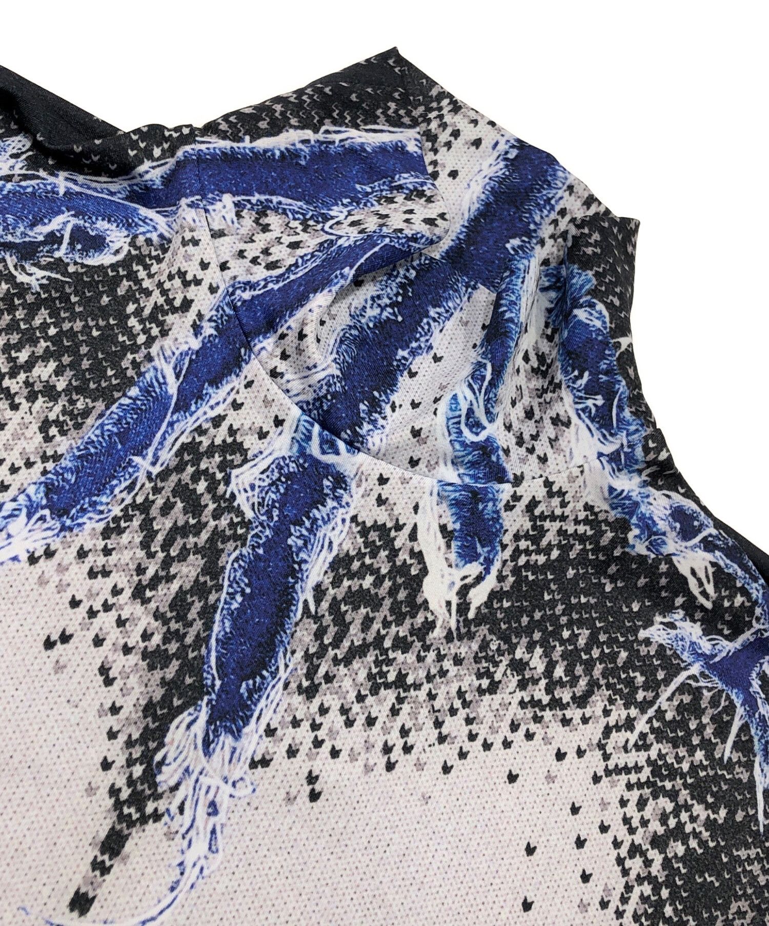 Y/Project Y/ PROJECT Black Printed Turtleneck Long Sleeves Top M Size US M / EU 48-50 / 2 - 3 Thumbnail