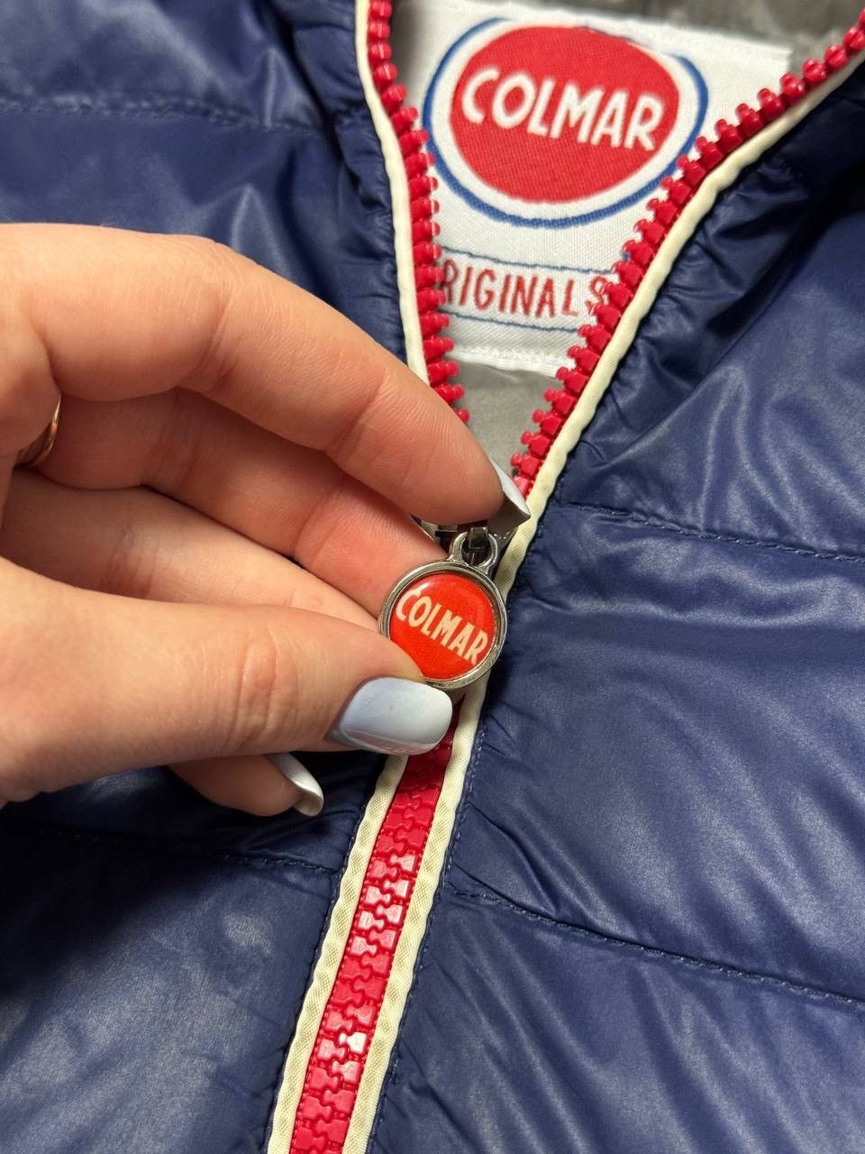 Vintage Colmar Light Puffer Micro Down Jacket Full Zip Size US L / EU 52-54 / 3 - 6 Thumbnail
