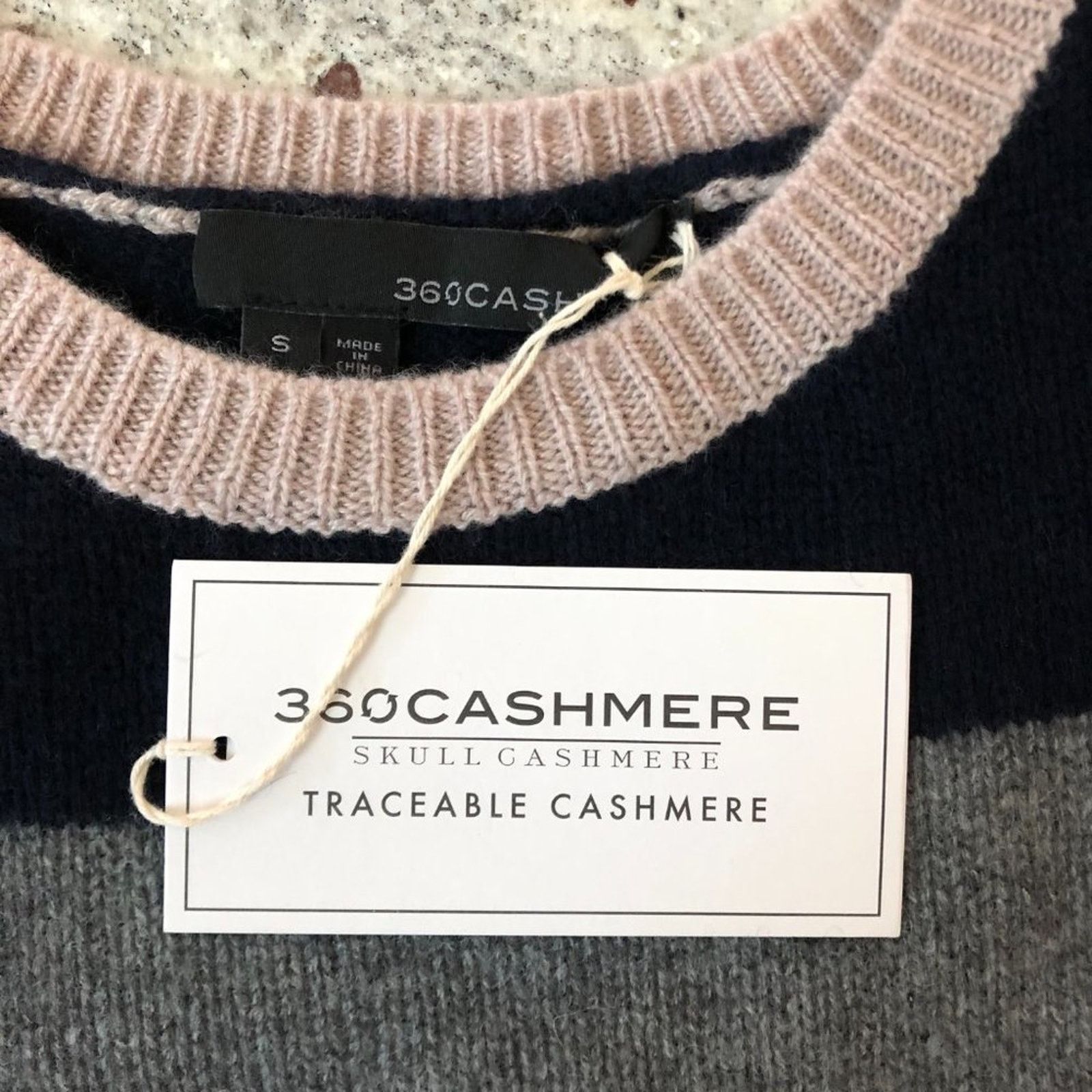 360Cashmere Saharah Color Block Cashmere Sweater 360 Cashmere Size S / US 4 / IT 40 - 5 Thumbnail