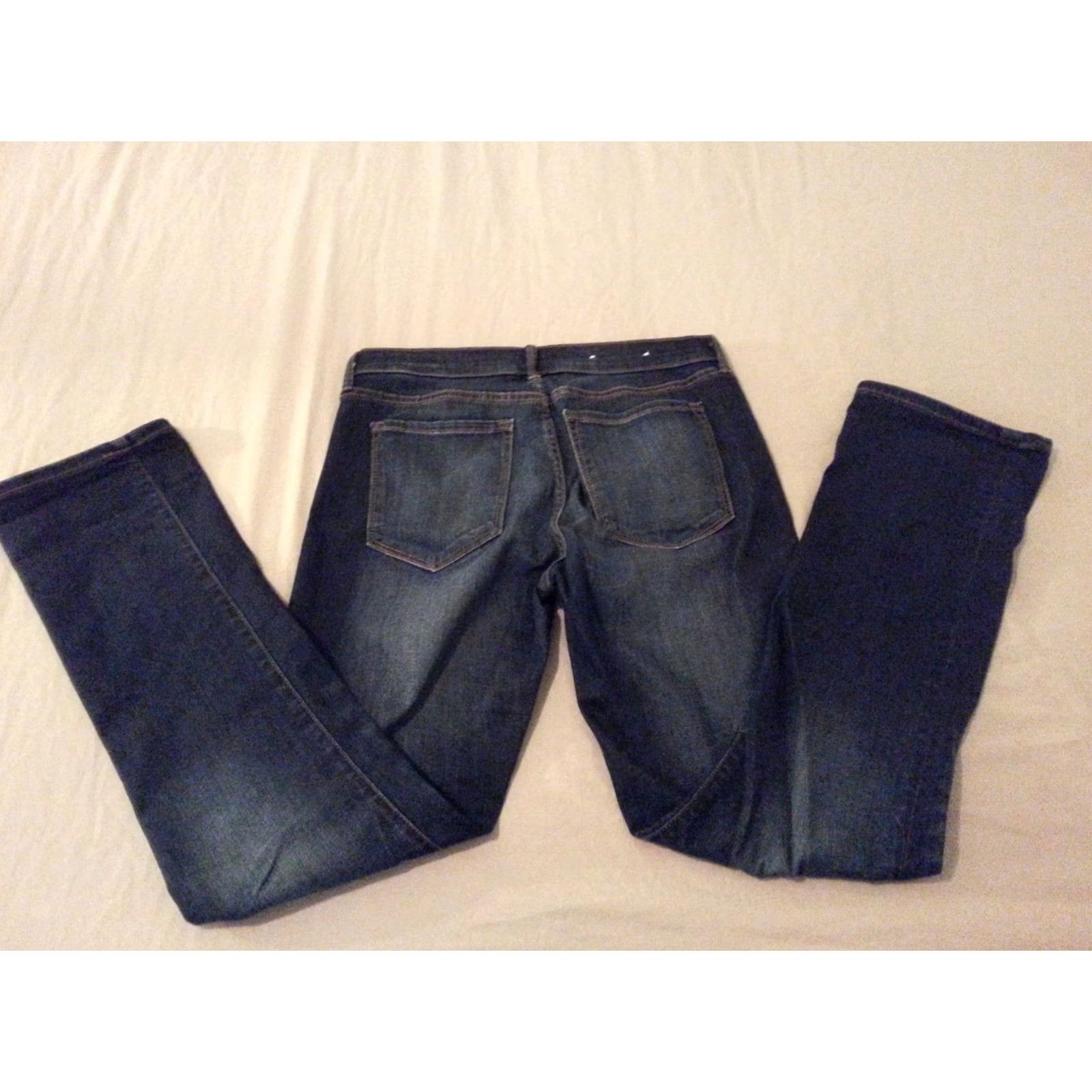 Banana Republic Womens Banana Republic Jeans 27 Straight Denim 30x30 Blue Denim Jeans Womens 27 Straight Leg Pants Size 27" / US 4 / IT 40 - 2 Thumbnail