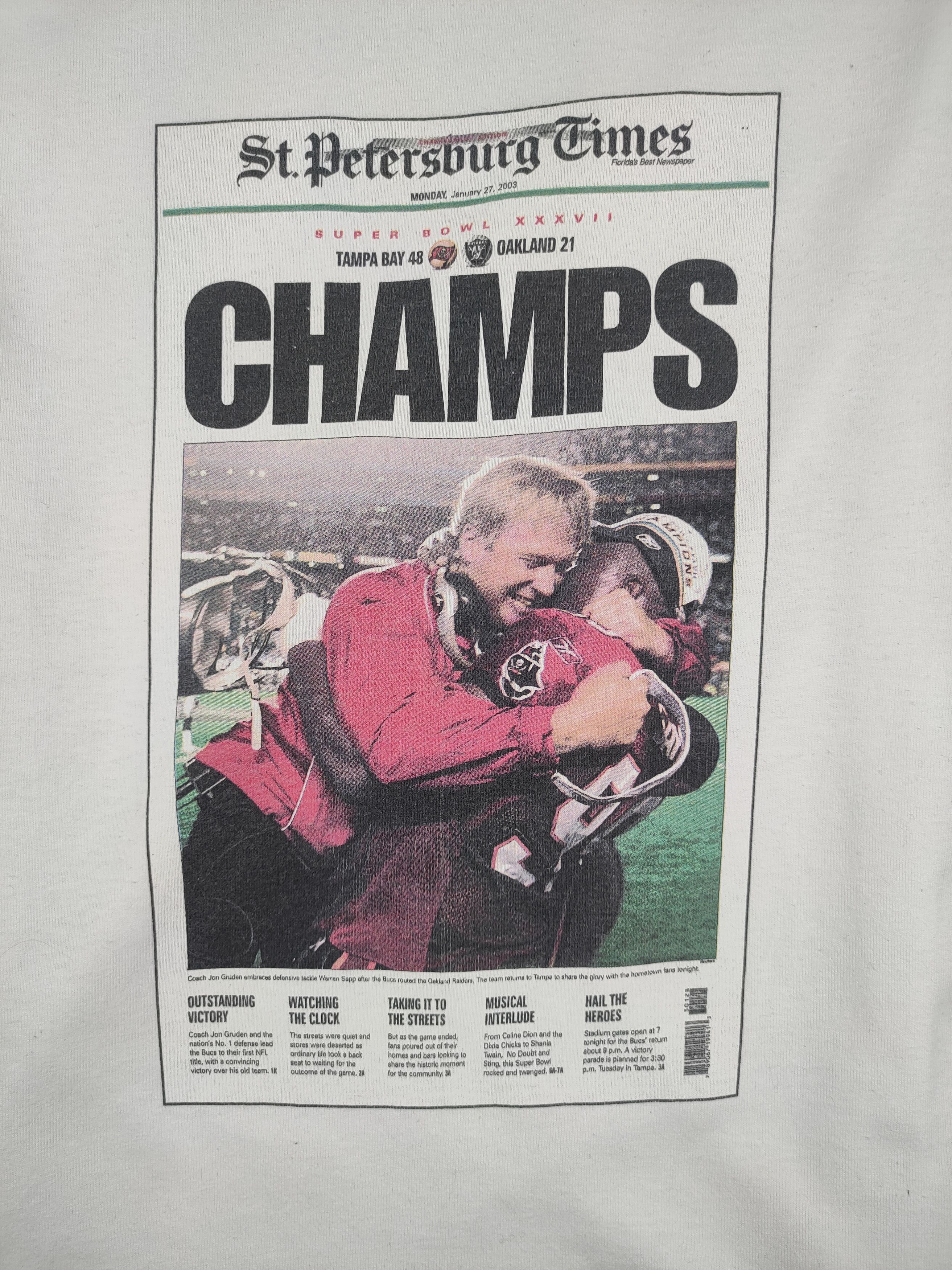 Champion Vintage Tampa Bay Buccaneers Shirt – Super Bowl Champs 2003 Size US S / EU 44-46 / 1 - 4 Thumbnail
