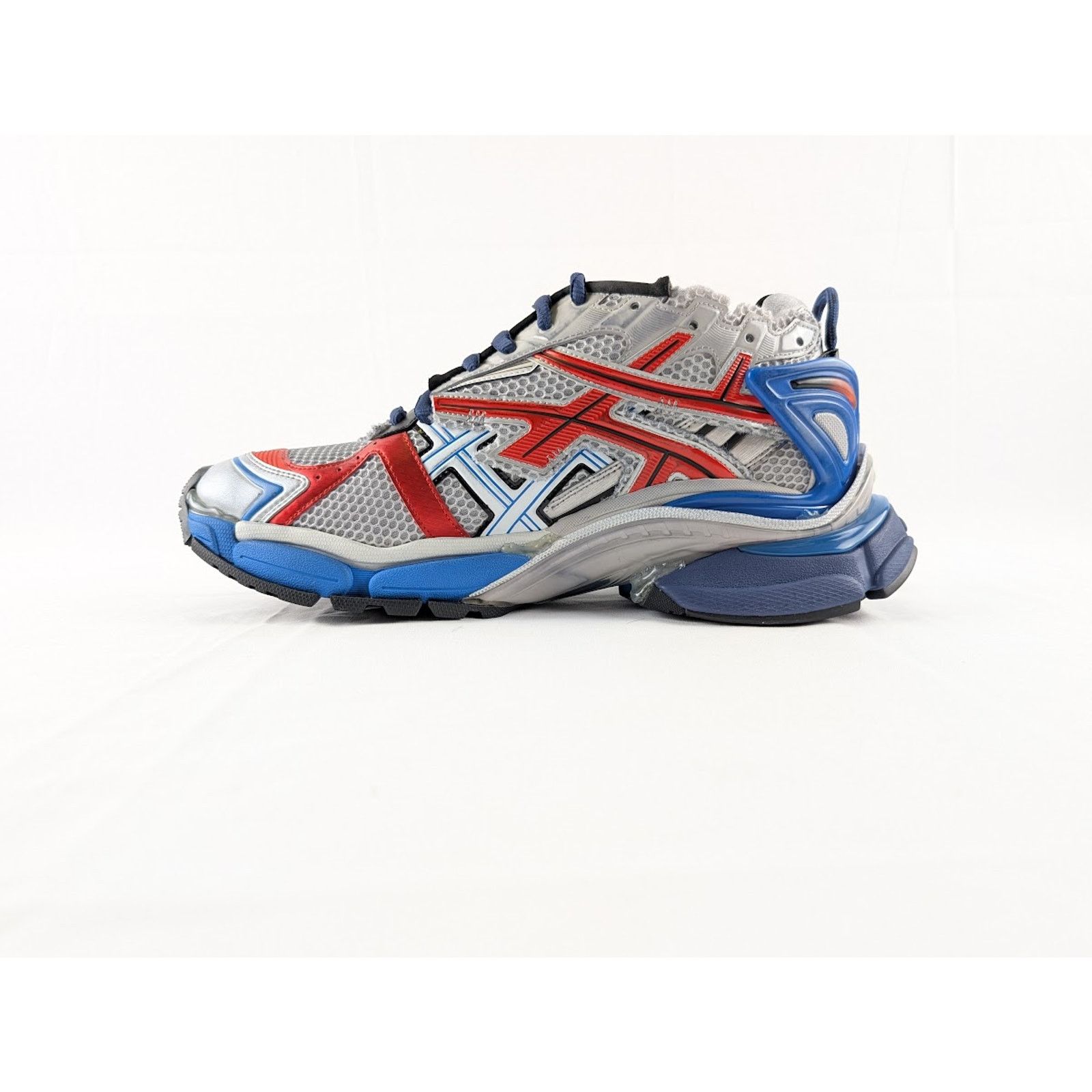 Balenciaga o1rshd1 Mesh Rubber Runner in Multicolor Size US 11 / EU 44 - 2 Thumbnail
