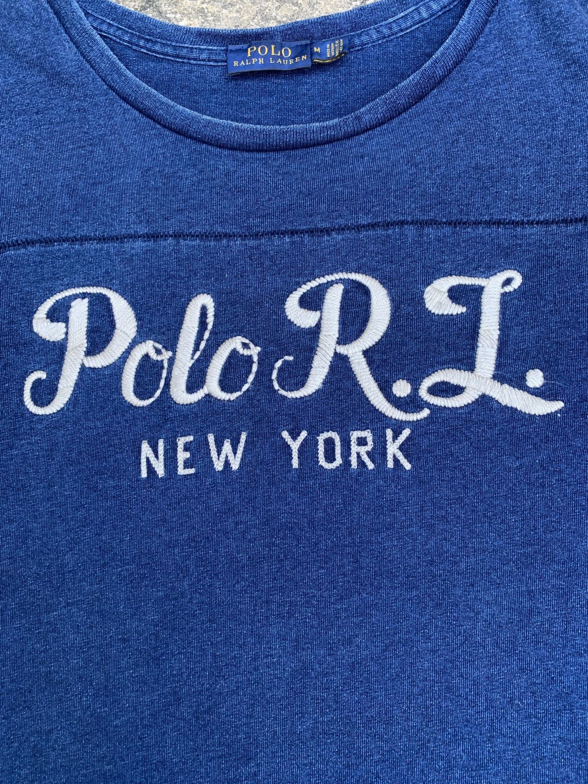 Polo Ralph Lauren Polo Ralph Lauren Sashiko Cut n Sew Jeans Tee Size US M / EU 48-50 / 2 - 3 Thumbnail