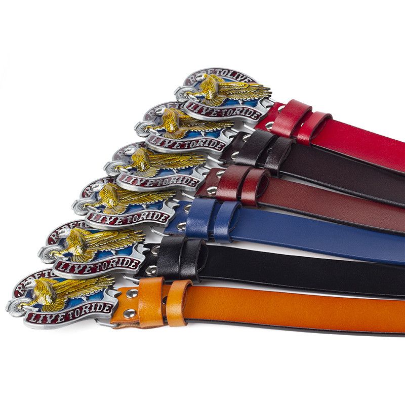 Designer Vintage Vintage Belt Riveted Belts Menswear Accessories Size ONE SIZE - 4 Thumbnail