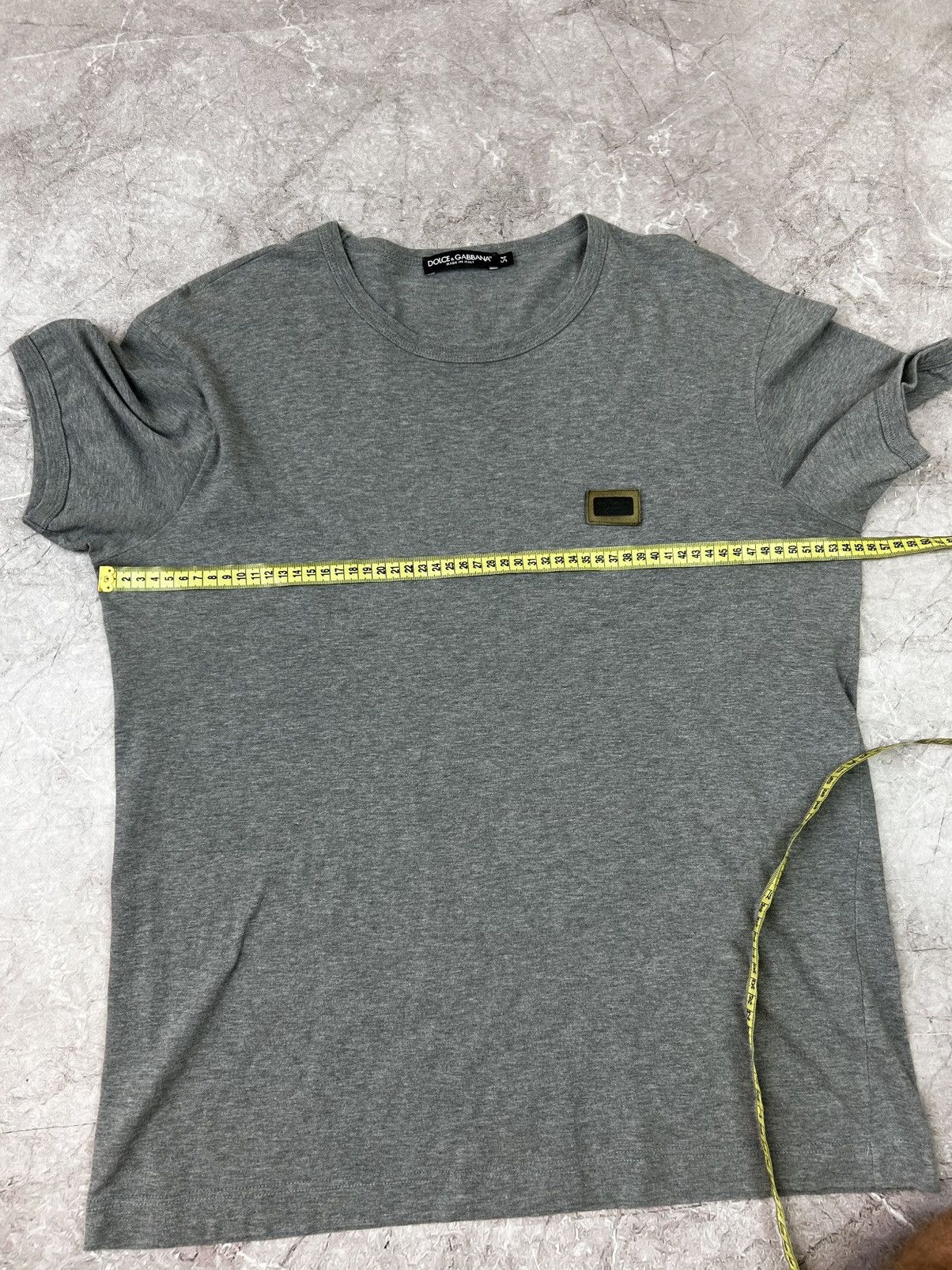 Dolce & Gabbana Vintage Dolce Gabbana Metal Logo T Shirt Size US L / EU 52-54 / 3 - 12 Thumbnail