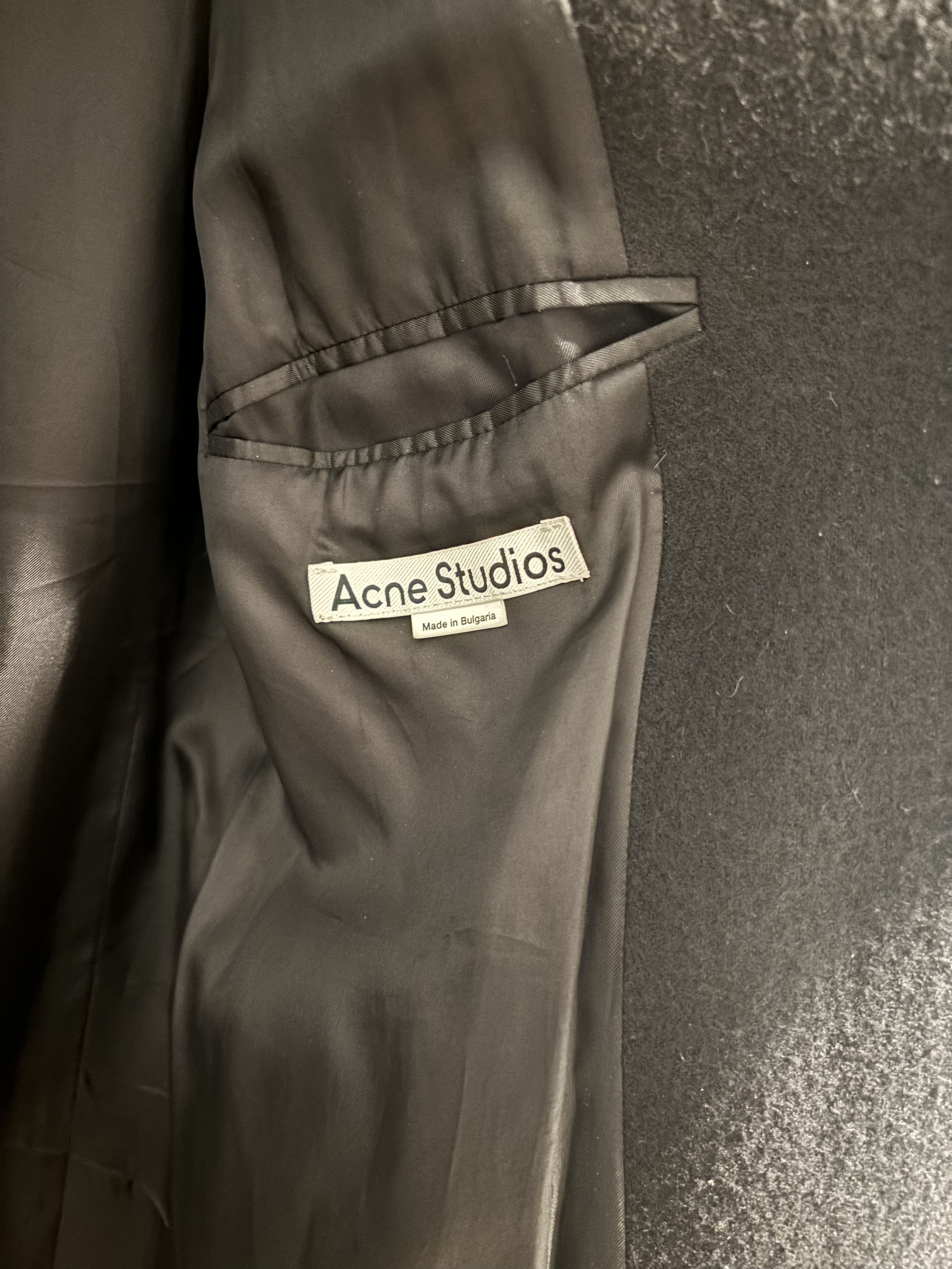 Acne Studios Acne Studios Black Wool Coat Size US S / EU 44-46 / 1 - 4 Thumbnail