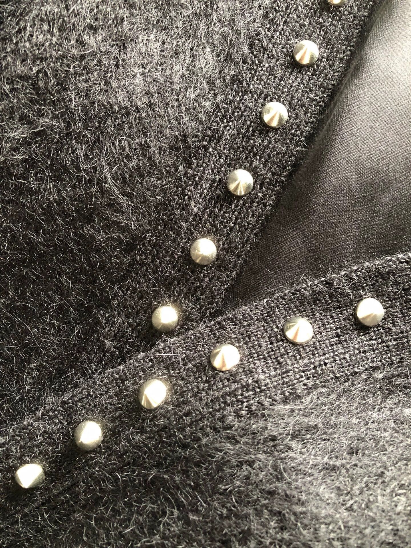 Saint Laurent Paris Saint Laurent 16ss Mohair Rivet Cardigan XS Size US XS / EU 42 / 0 - 6 Thumbnail