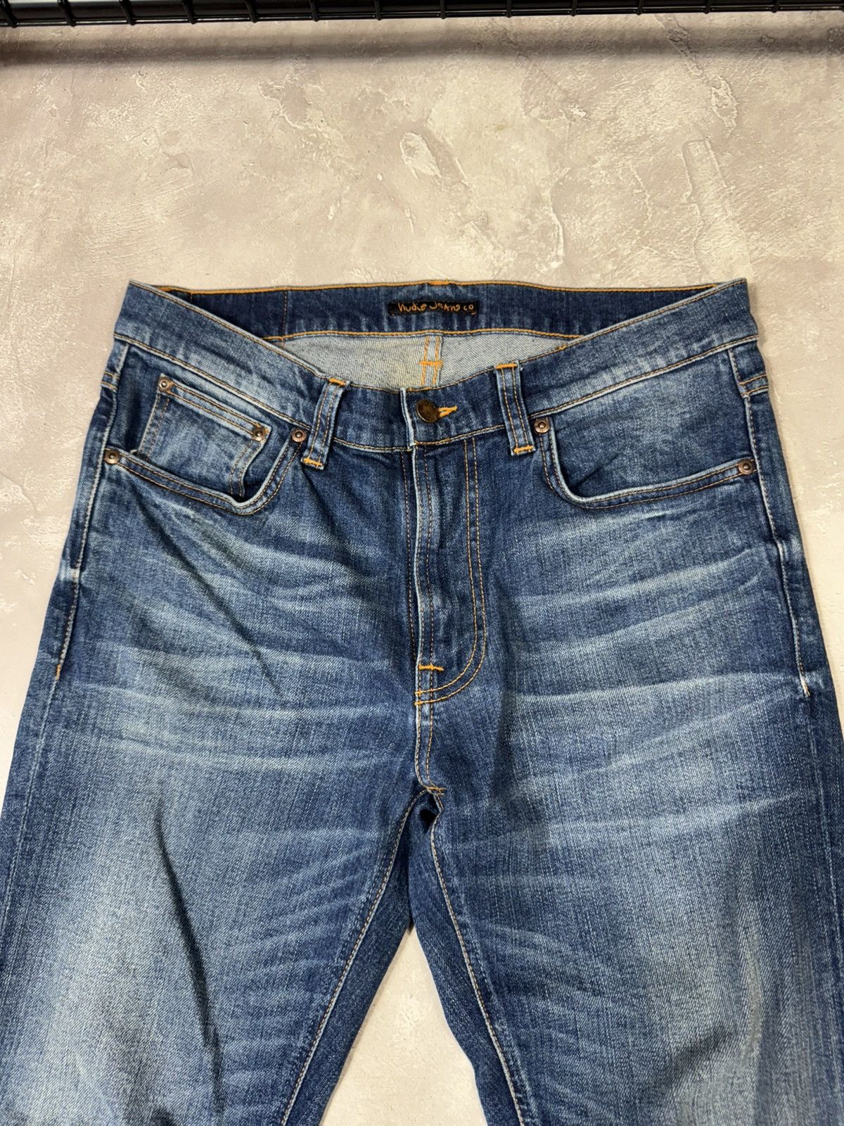Nudie Jeans Vintage Nudie Jeans Lean Dean Japanese Denim Pants Size US 31 - 6 Thumbnail