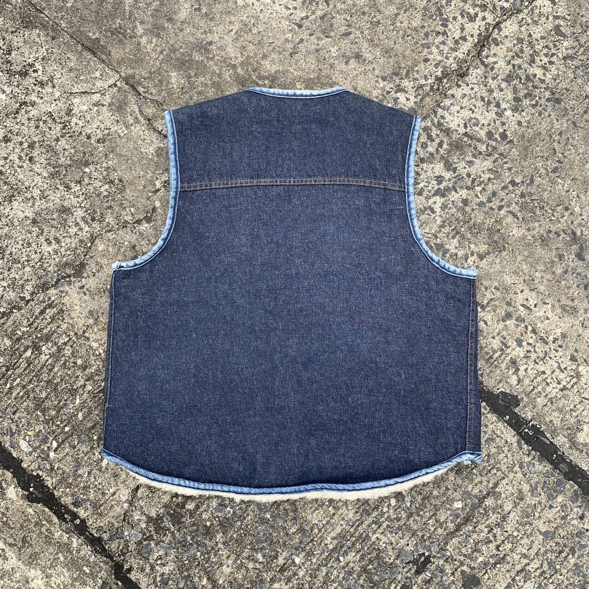 Sears × Vintage Roebuck’s by Sears USA 70s Denim Vest Size US L / EU 52-54 / 3 - 5 Thumbnail