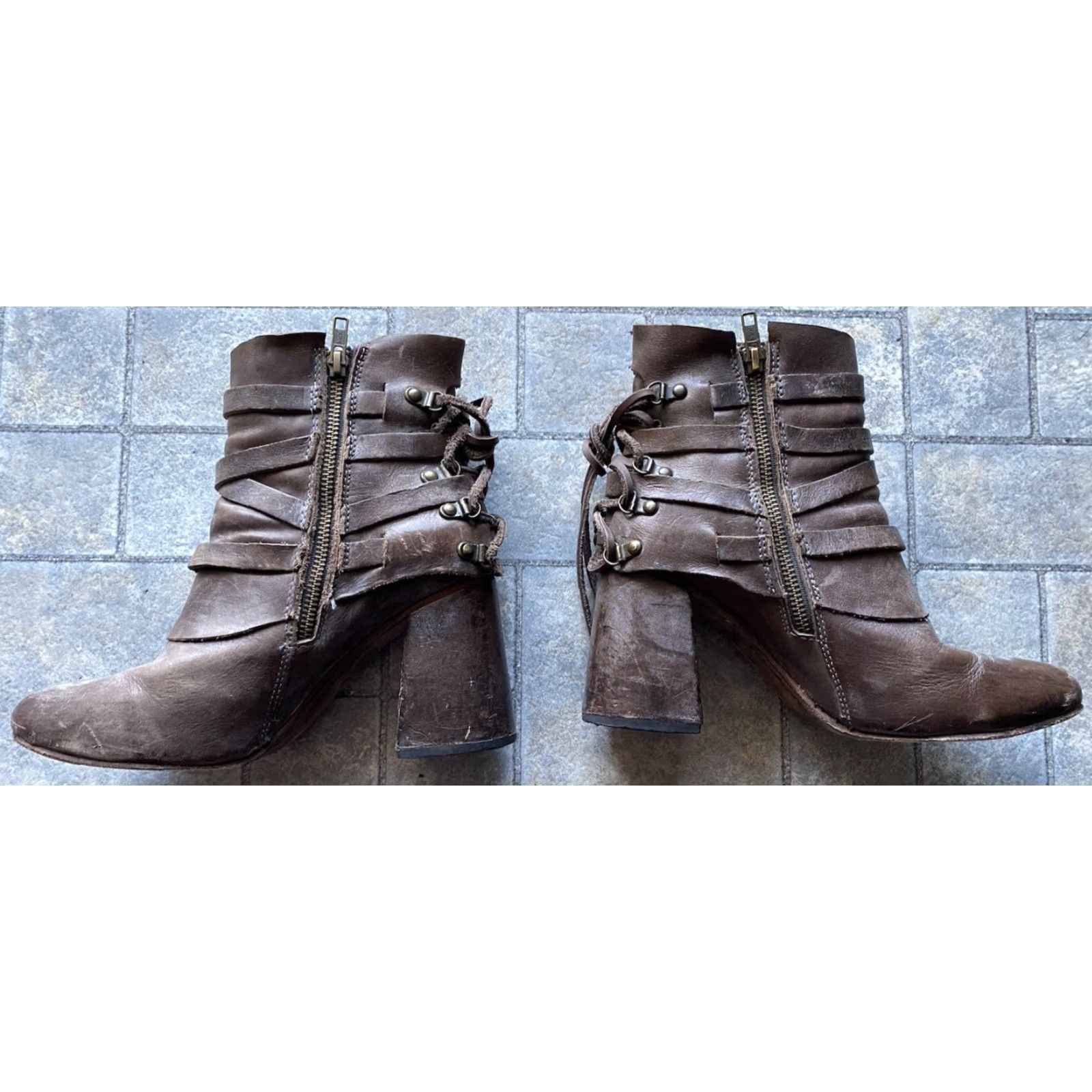 FREEBIRD Freebird Boots Women’s Size 9 Leather Brown Flaws Wear Boots Women Brown Leather 9 Flaws Vintage? Size US 9 / IT 39 - 4 Thumbnail