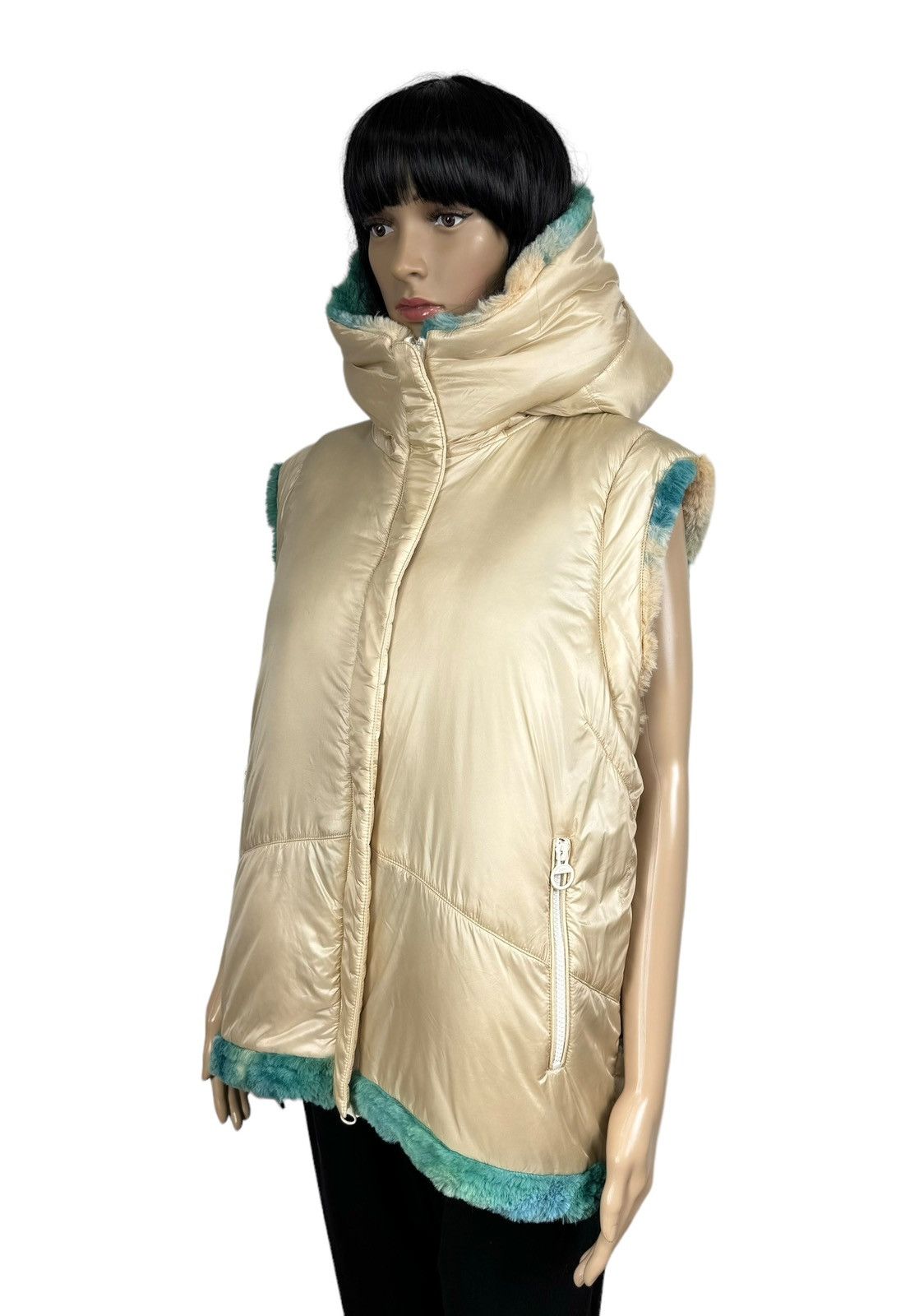 Other Duno Faux Fur Reversible Warm Gilet Vest size IT 42 Size M / US 6-8 / IT 42-44 - 13 Thumbnail