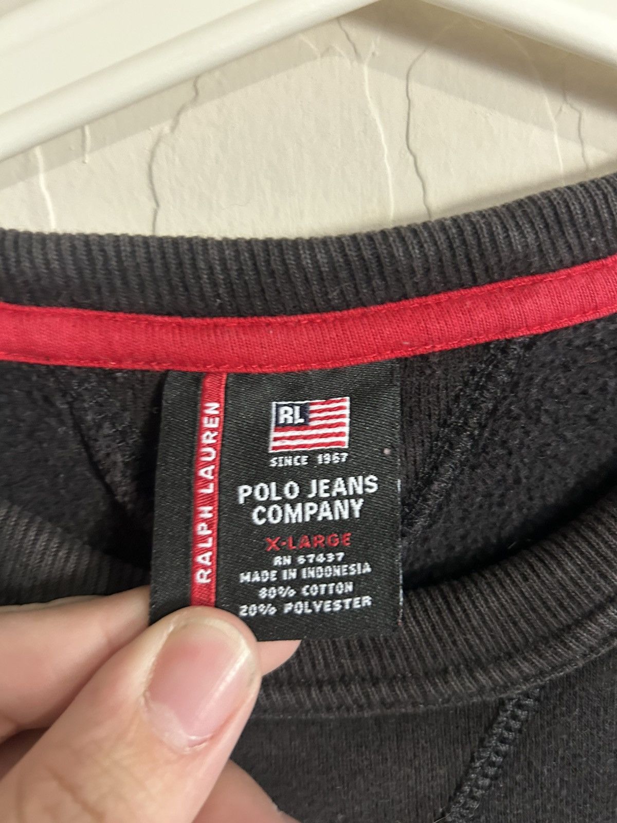 Polo Ralph Lauren Polo Jeans Company Ralph Lauren Men’s Sweatshirt Size XL Size US XL / EU 56 / 4 - 2 Thumbnail