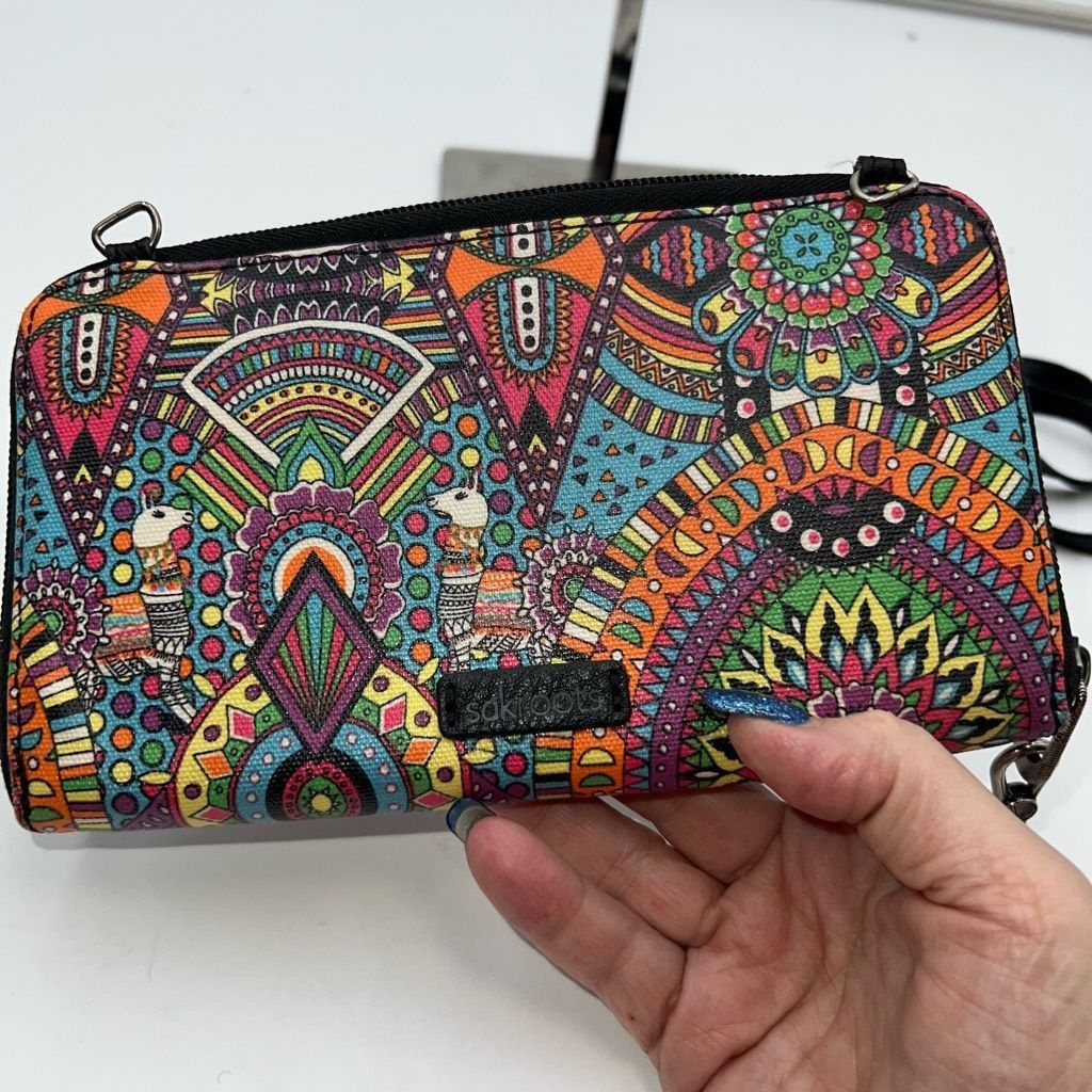 Other Sakroots Wristlet/Crossbody Phone Holder and Zip Around Wall Size ONE SIZE - 4 Thumbnail