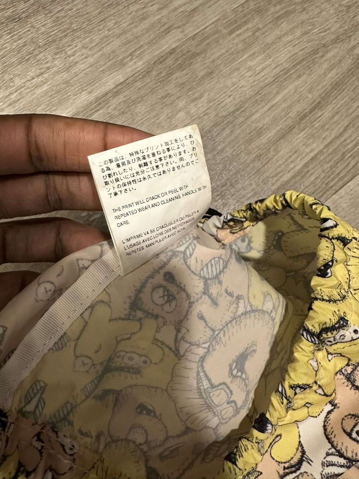 Comme des Garcons Comme des Garcons x KAWS Cross Body BackPack Bag Yellow Size ONE SIZE - 4 Thumbnail