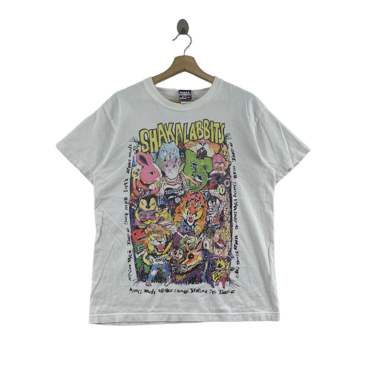 Japanese Brand RNA Inc. x SHAKALABBITS Japanese Band Print Design White Size US M / EU 48-50 / 2 - 1 Thumbnail