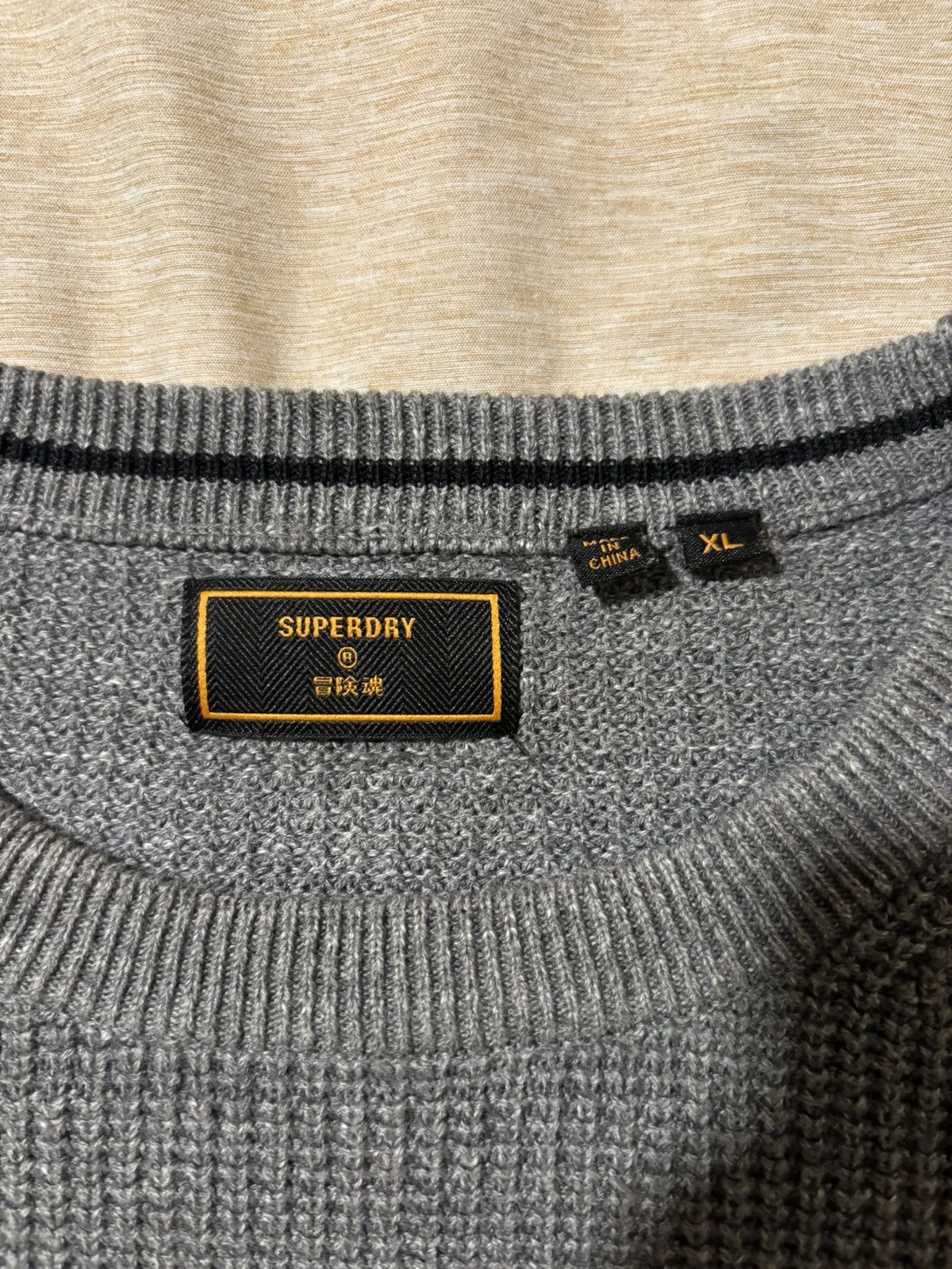 Superdry Super Dry waffle Knit Sweater Size US XL / EU 56 / 4 - 3 Thumbnail