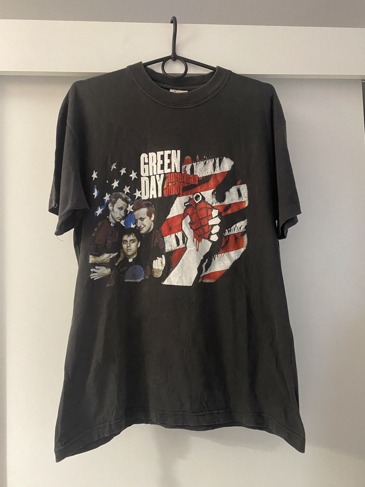 Vintage green day american idiot rare two sided tee 00s/90s