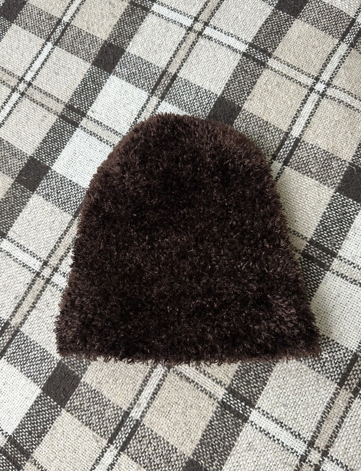 Other Avant garde Mohair Fluffy Vintage Hat One Size brown colour Size ONE SIZE - 3 Thumbnail