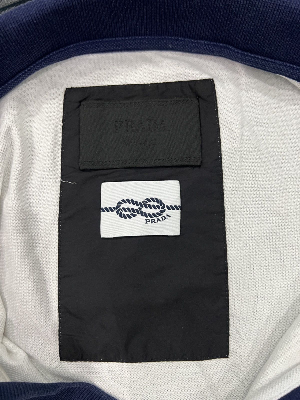 Prada Prada Lighthouse Logo Embroidered Polo Shirt Size US XXL / EU 58 / 5 - 12 Thumbnail