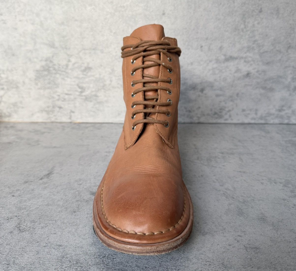 Marsell MARSELL - LEATHER LACE-UP BOOTS Size US 9 / IT 39 - 2 Thumbnail