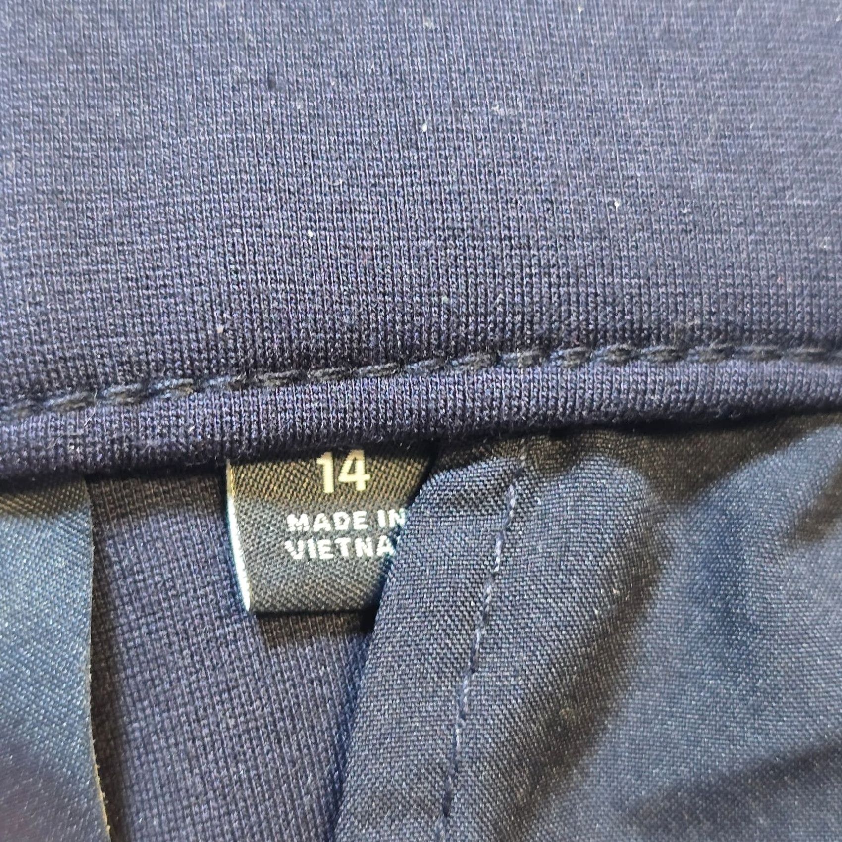 Gap Gap Pants Women's Size 14 Blue Flare Stretch Flat Front Regular Rise 33 Inseam Pants Size 36" / US 14 / IT 50 - 4 Thumbnail
