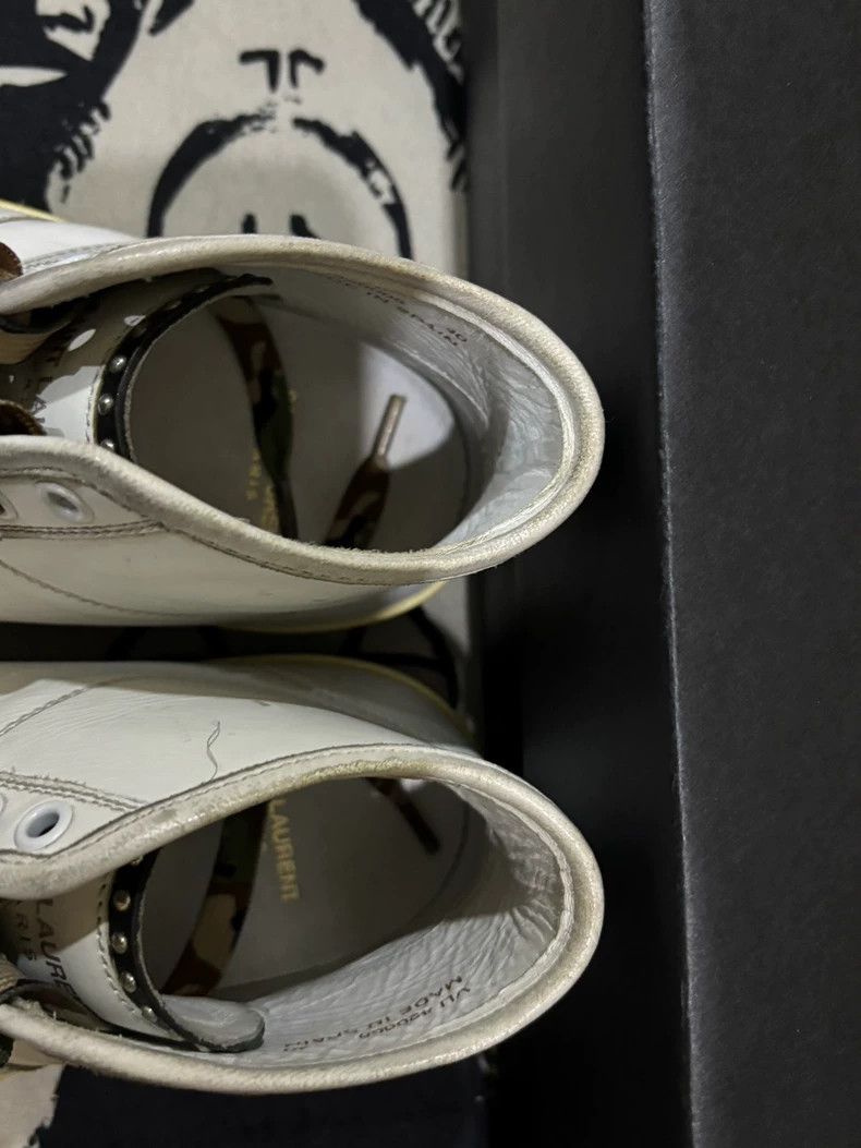 Saint Laurent Paris Saint Laurent 16 SS runway style camouflage painted shoelac Size US 7 / EU 40 - 4 Thumbnail