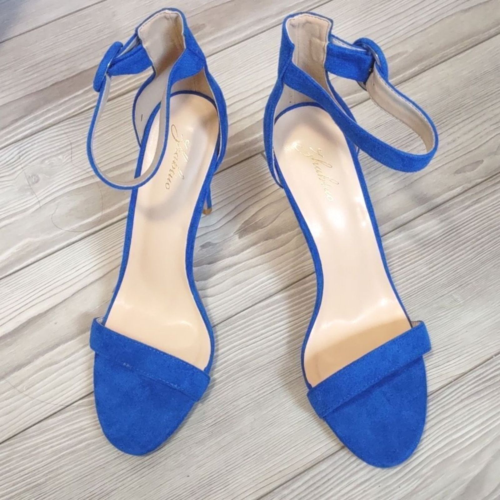 Other (75-2141) Women's BLUE Stiletto Heels Sz 10 Size US 10 / IT 40 - 1 Thumbnail