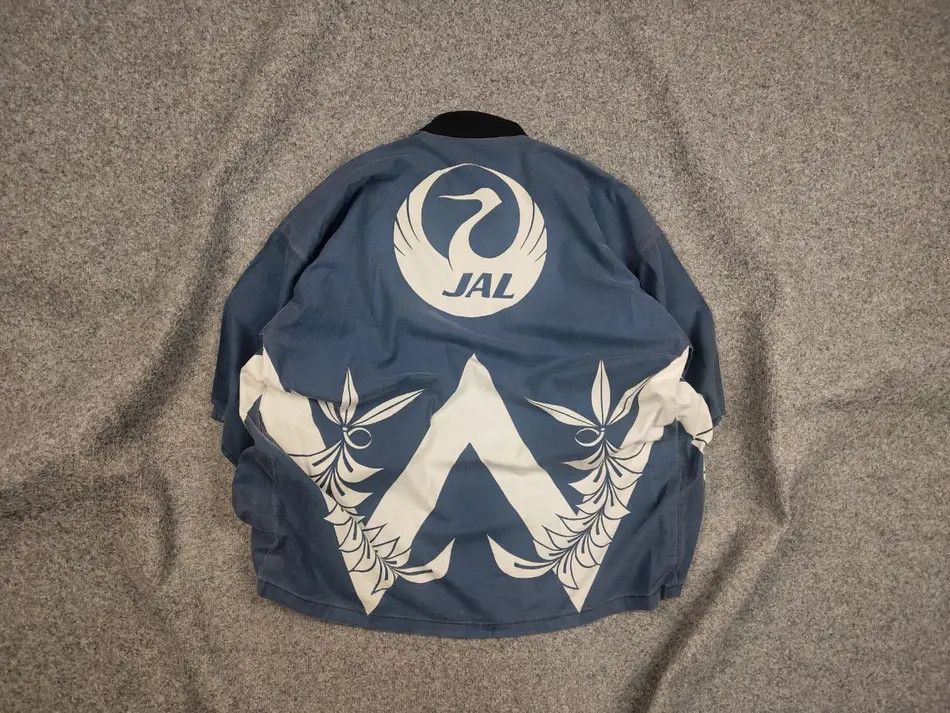 Japanese Brand Vintage 80's Jal Airlines Cotton Traditional Japanese Kimono Size US M / EU 48-50 / 2 - 1 Thumbnail