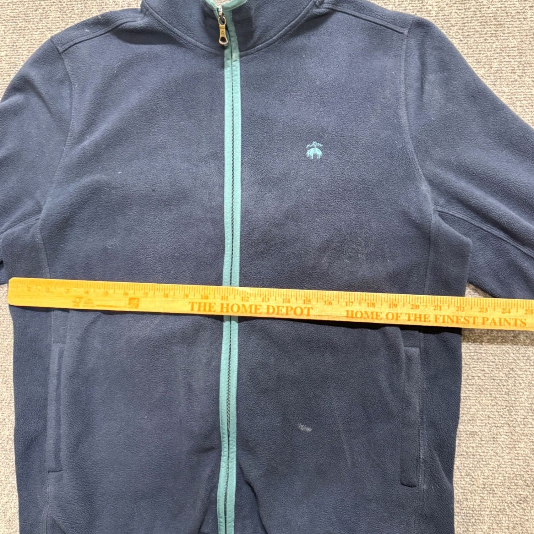 Brooks Brothers Brooks Brothers Contrast Polar Fleece Polyester Full Zip Jacket Navy Mens M Size US M / EU 48-50 / 2 - 5 Thumbnail