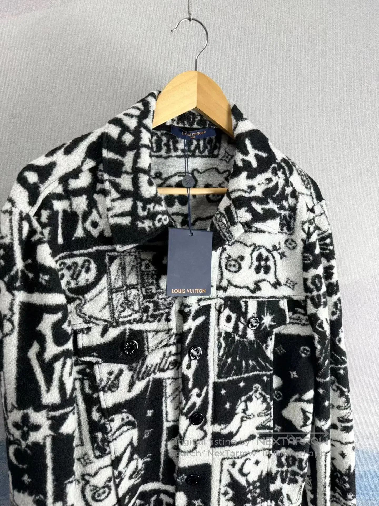 Louis Vuitton Louis Vuitton Comic Graffiti Wool Zip-Up Jacket| Size US M / EU 48-50 / 2 - 3 Thumbnail