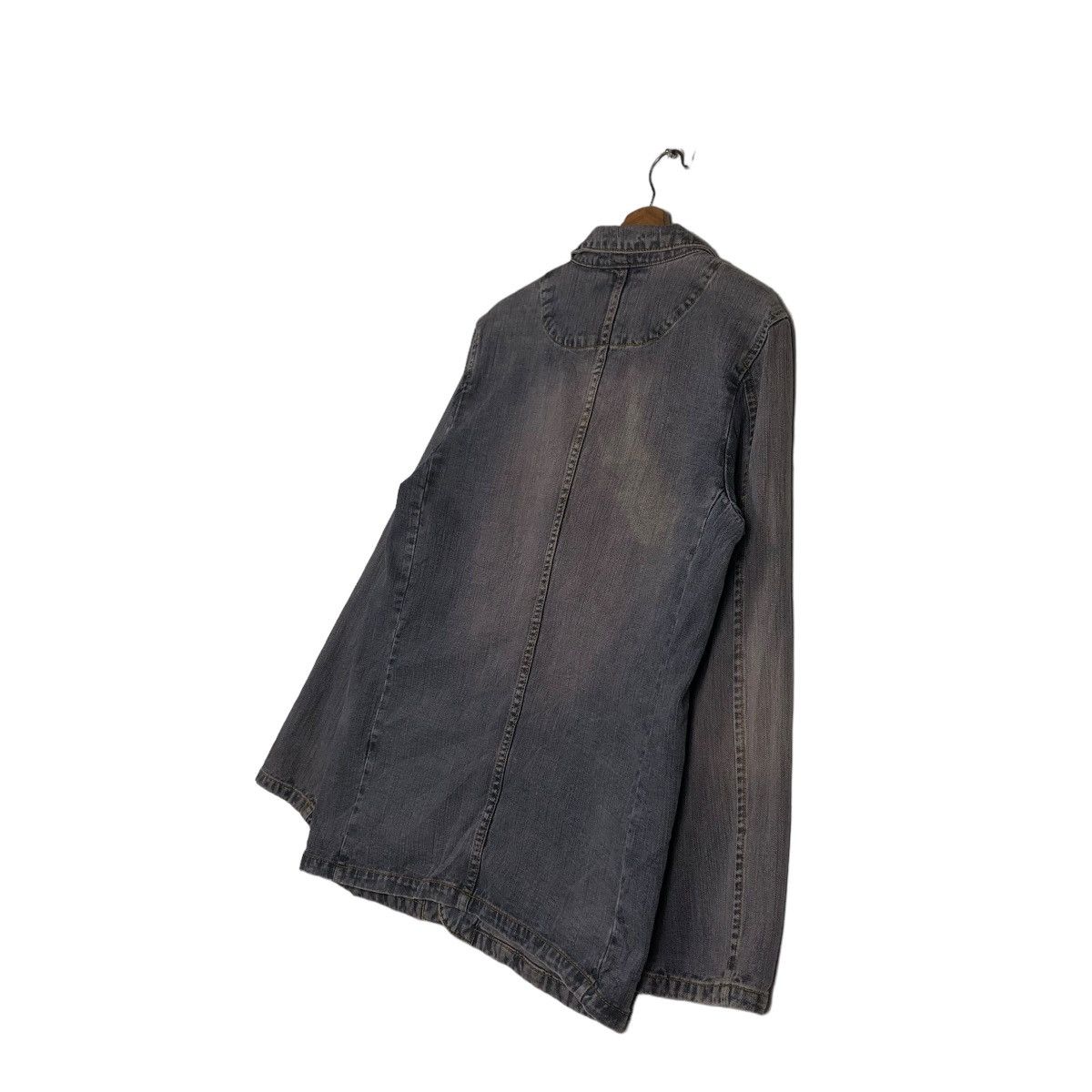 Japanese Brand 📌VINTAGE CHORE WORK DENIM JACKET JAPAN ISSEY MIYAKE Size US L / EU 52-54 / 3 - 3 Thumbnail