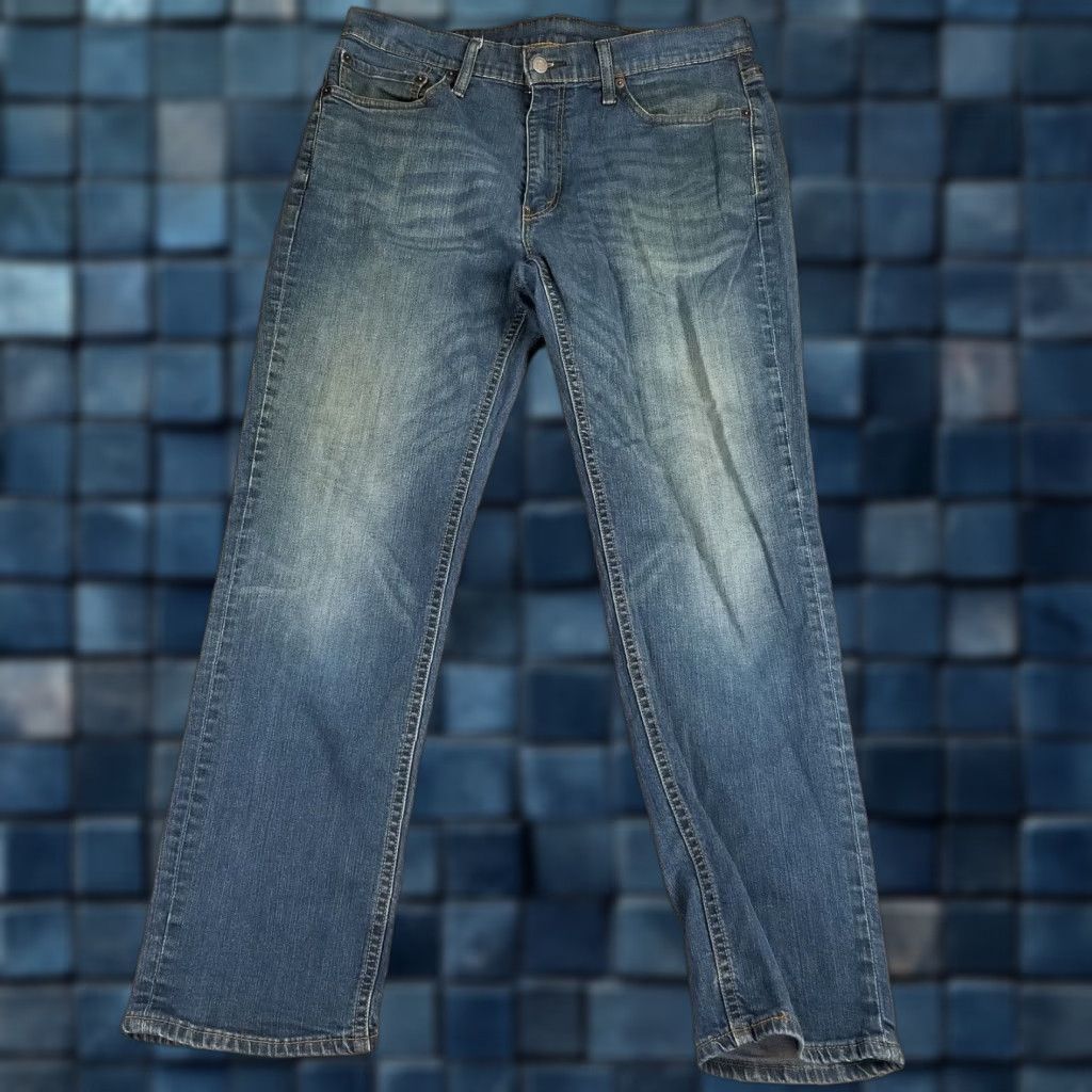 Levi's Levi's 541 Athletic Fit Tapered Jeans Mens 36x32 Blue Denim Mid Rise Size US 36 / EU 52 - 1 Thumbnail