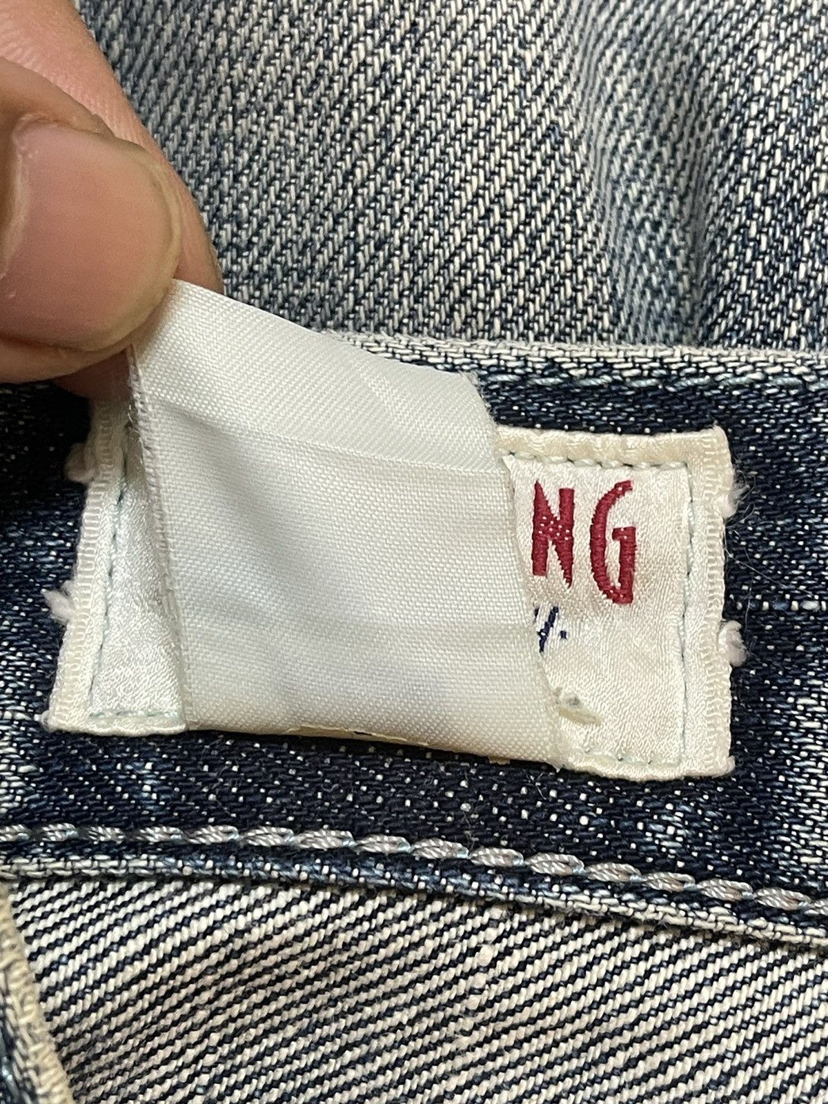 If Six Was Nine Vintage Japanese Brand Blue Faded Wash Style Flare Jeans Size US 29 - 10 Thumbnail