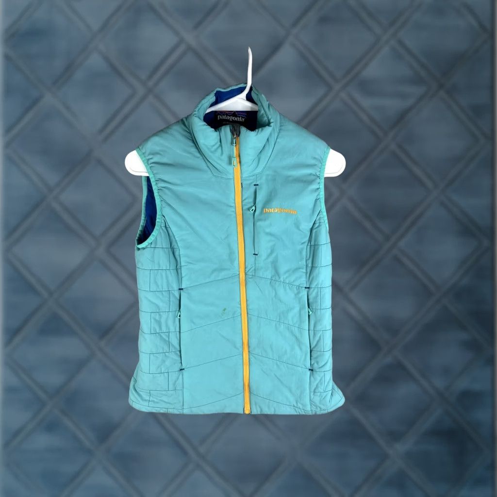 Patagonia Patagonia Vest Womens XS Teal Blue Insulated Quilted Full Zip Puffer Hiking Size XS / US 0-2 / IT 36-38 - 1 Thumbnail
