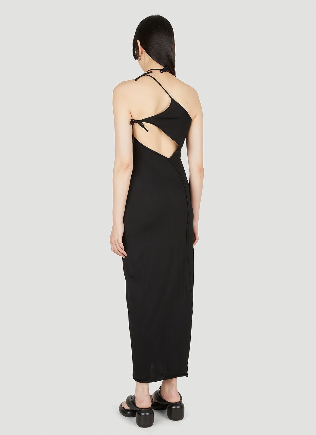 Ottolinger o1mle0524 Knit Strappy Dress in Black Size XS / US 0-2 / IT 36-38 - 3 Thumbnail