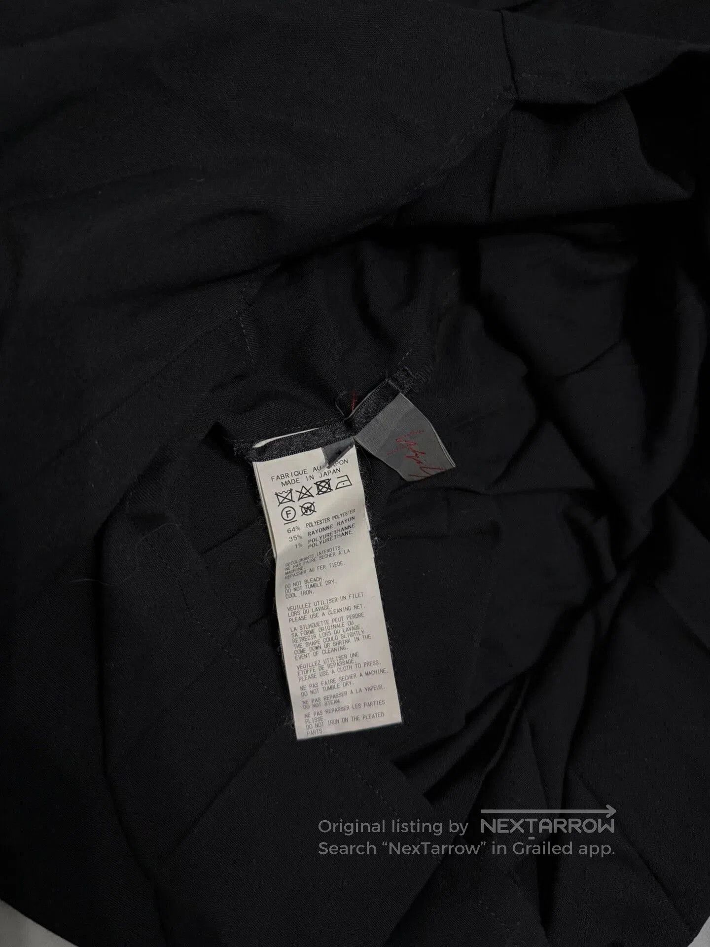Masaki Matsushima Yohji Yamamoto Skirt Pants Stylish Casual Wear. Size 27" / US 4 / IT 40 - 5 Thumbnail