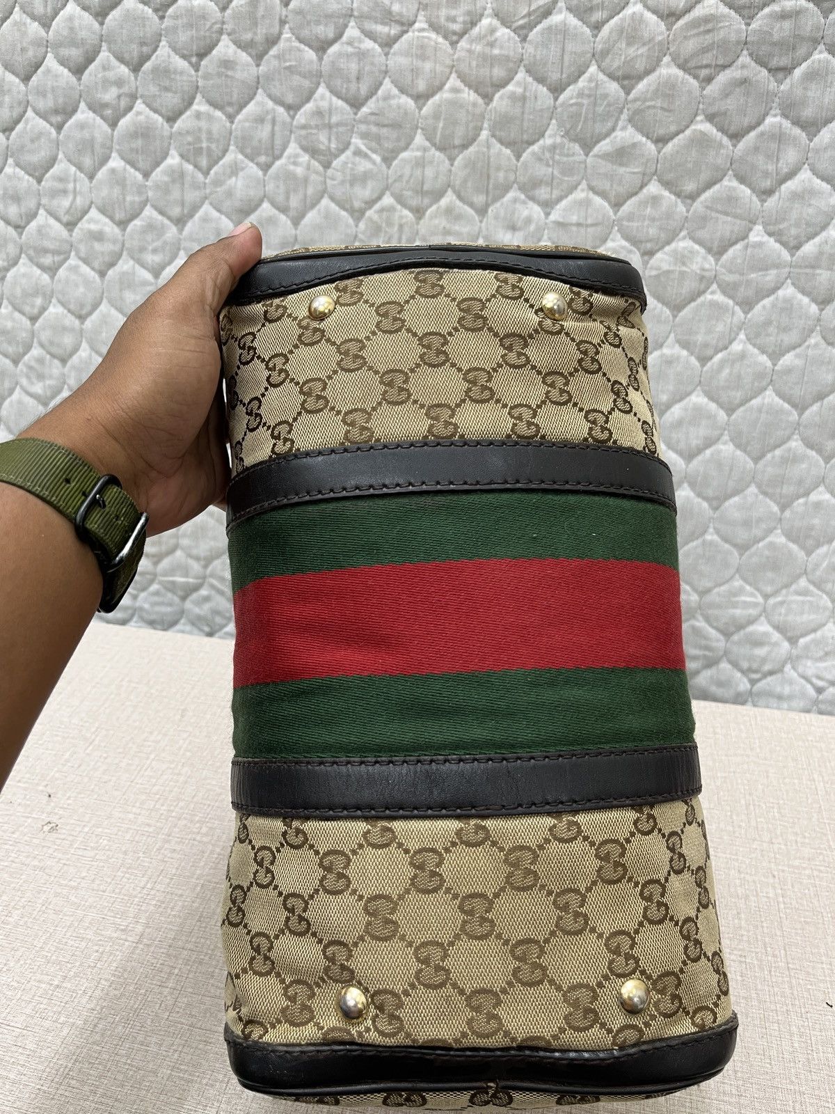 Gucci 🔥🔥🔥STEALS GUCCI BOSTON BAG Size ONE SIZE - 16 Thumbnail