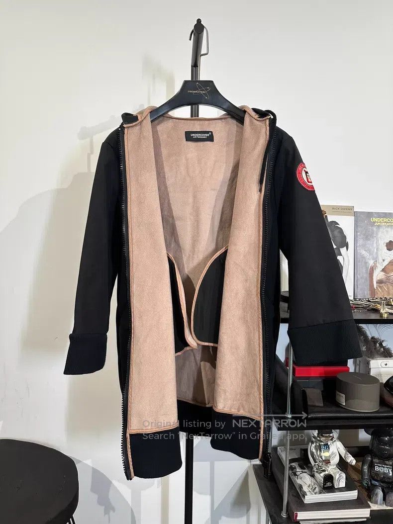 Undercover Undercover Medium length hooded jacket with patch print de Size US S / EU 44-46 / 1 - 3 Thumbnail