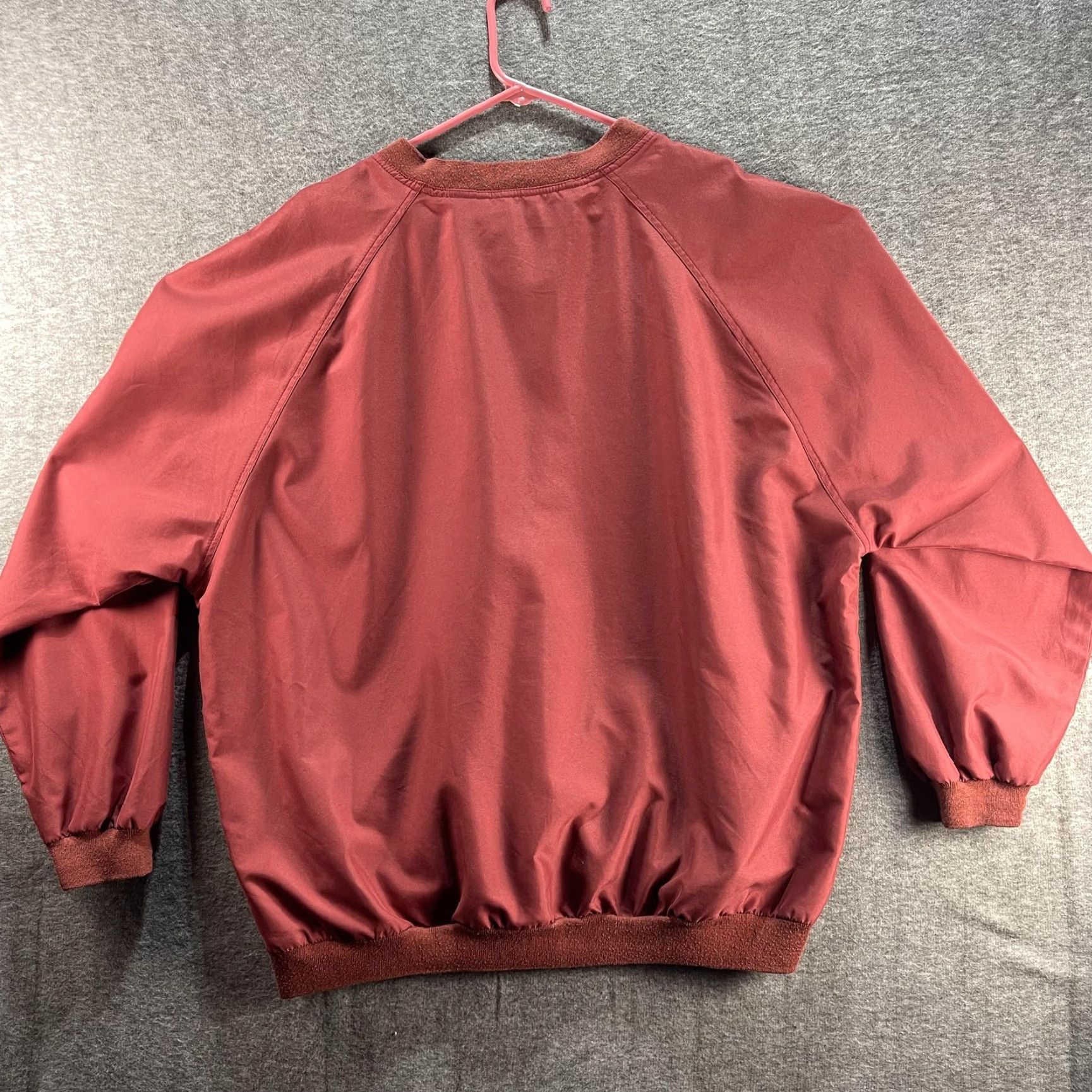 Vintage VINTAGE Chevrolet Bowtie Pullover Mens XL V-Neck Windshirt Embroidered North End Red Windbreaker Jackets Logo Pocket Cities Transportation Cars Size US XL / EU 56 / 4 - 3 Thumbnail